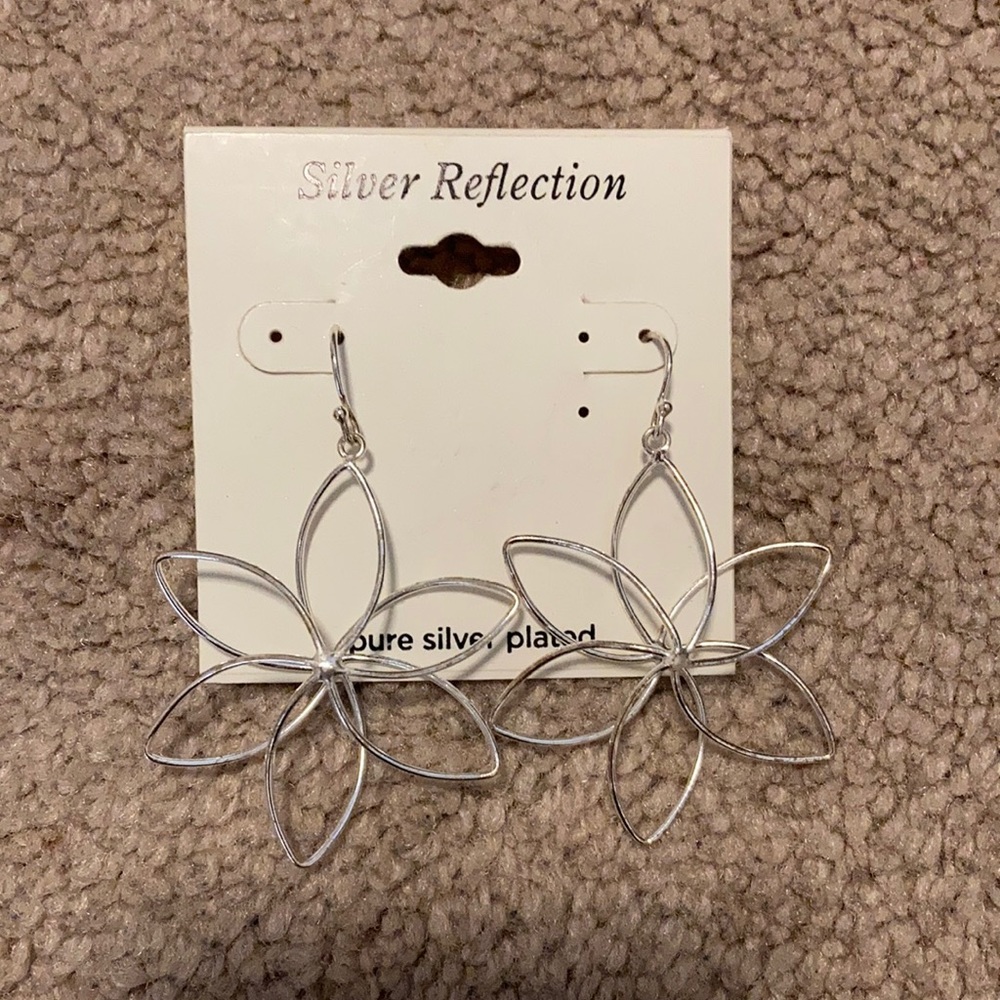 Silver Reflection Earrings
